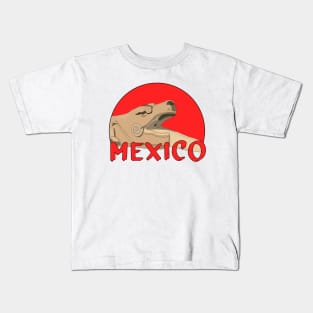 The Serpent of the Temple of Kukulcán Mexico Kids T-Shirt